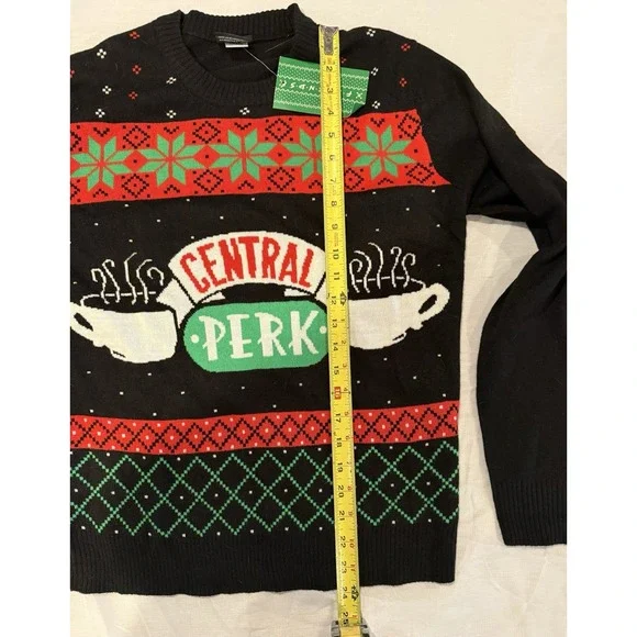 Friends Central Perk Christmas Holiday Ugly Sweater NEW - Picture 5 of 5
